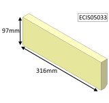 ECIS05033 Parkray Lower Rear Brick  |  Aspect 5 Slimline